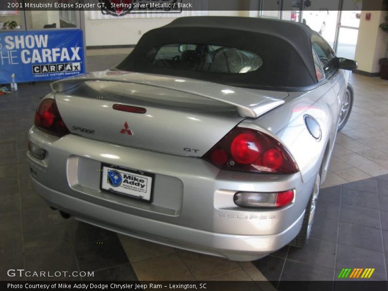 Sterling Silver Metallic / Black 2001 Mitsubishi Eclipse Spyder GT
