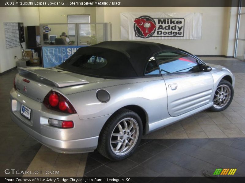 Sterling Silver Metallic / Black 2001 Mitsubishi Eclipse Spyder GT
