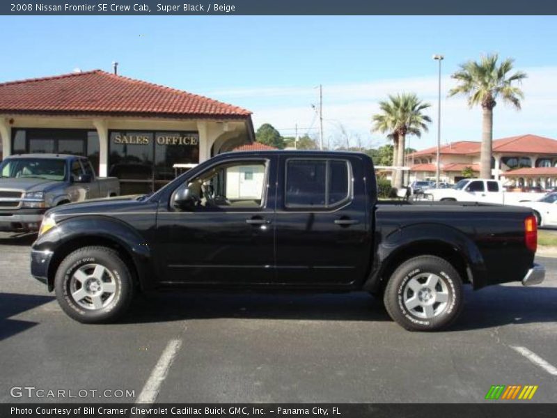 Super Black / Beige 2008 Nissan Frontier SE Crew Cab