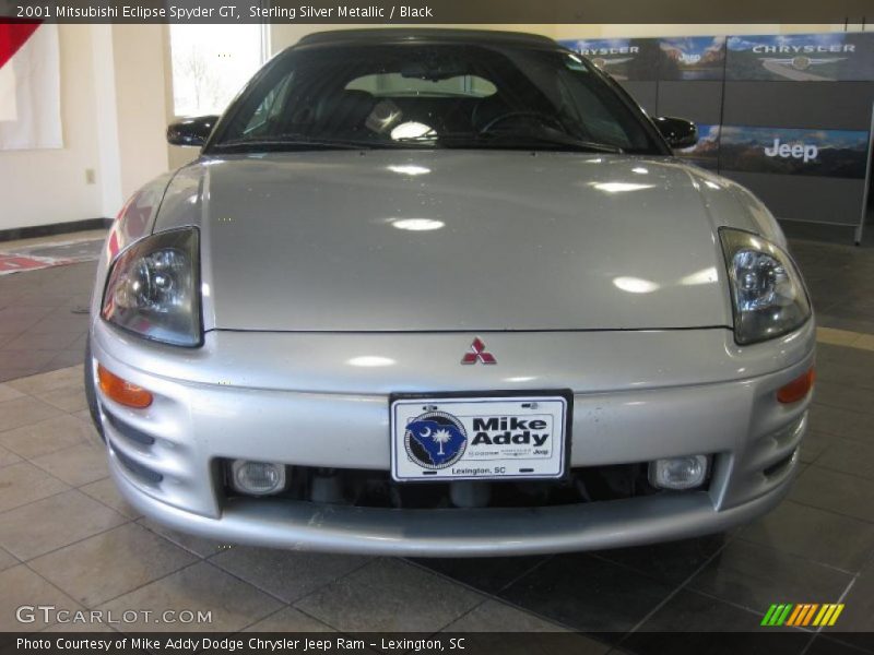 Sterling Silver Metallic / Black 2001 Mitsubishi Eclipse Spyder GT