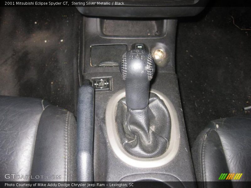 Sterling Silver Metallic / Black 2001 Mitsubishi Eclipse Spyder GT