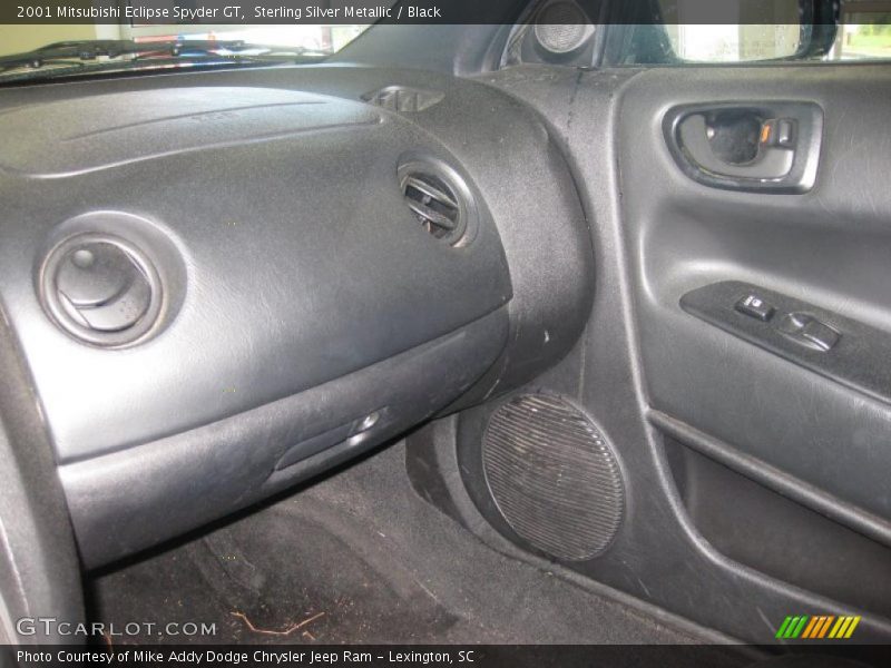 Sterling Silver Metallic / Black 2001 Mitsubishi Eclipse Spyder GT