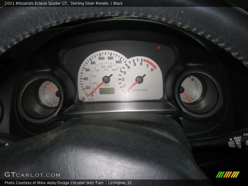 Sterling Silver Metallic / Black 2001 Mitsubishi Eclipse Spyder GT