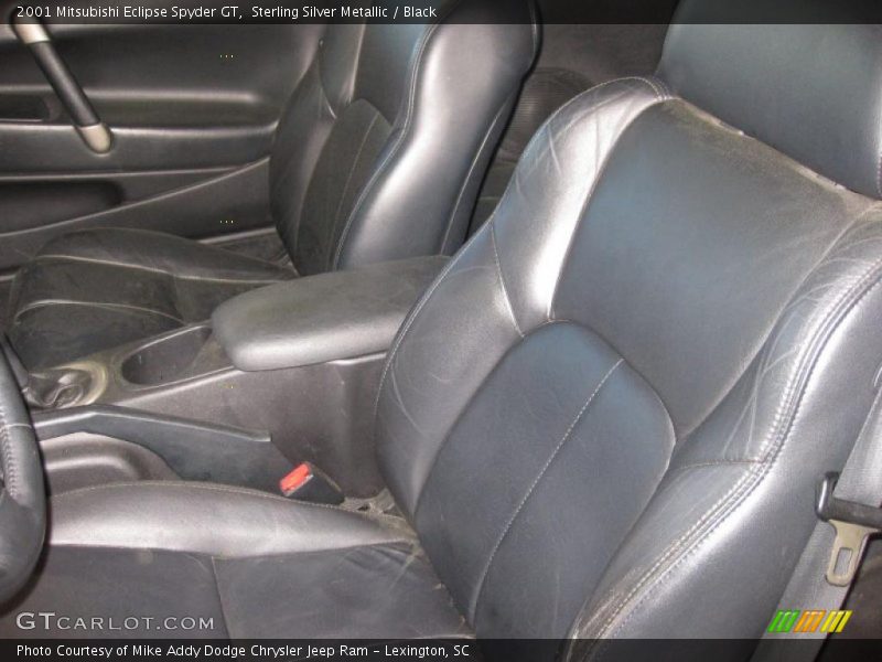 Sterling Silver Metallic / Black 2001 Mitsubishi Eclipse Spyder GT