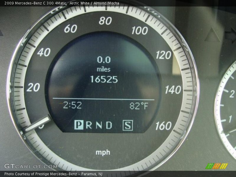 Arctic White / Almond/Mocha 2009 Mercedes-Benz C 300 4Matic