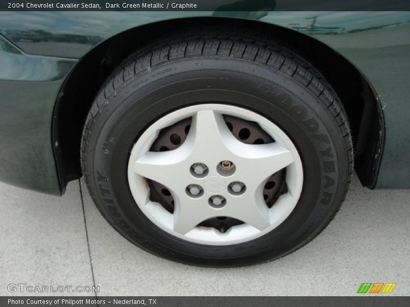 Dark Green Metallic / Graphite 2004 Chevrolet Cavalier Sedan