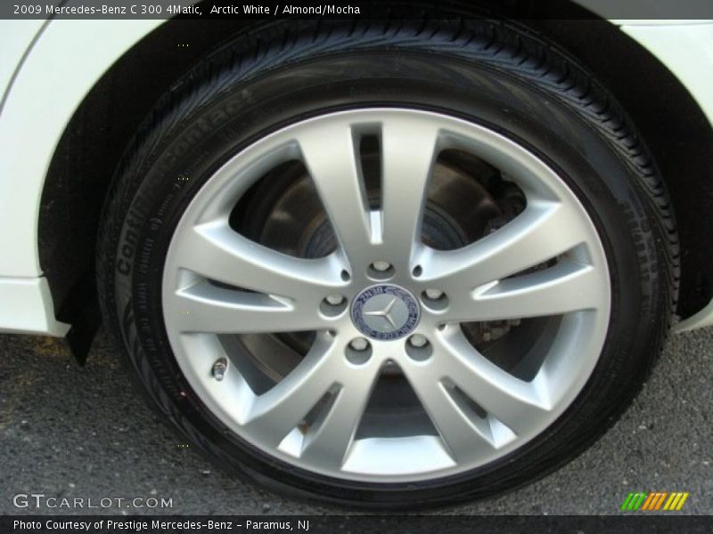 Arctic White / Almond/Mocha 2009 Mercedes-Benz C 300 4Matic