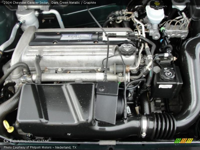 Dark Green Metallic / Graphite 2004 Chevrolet Cavalier Sedan