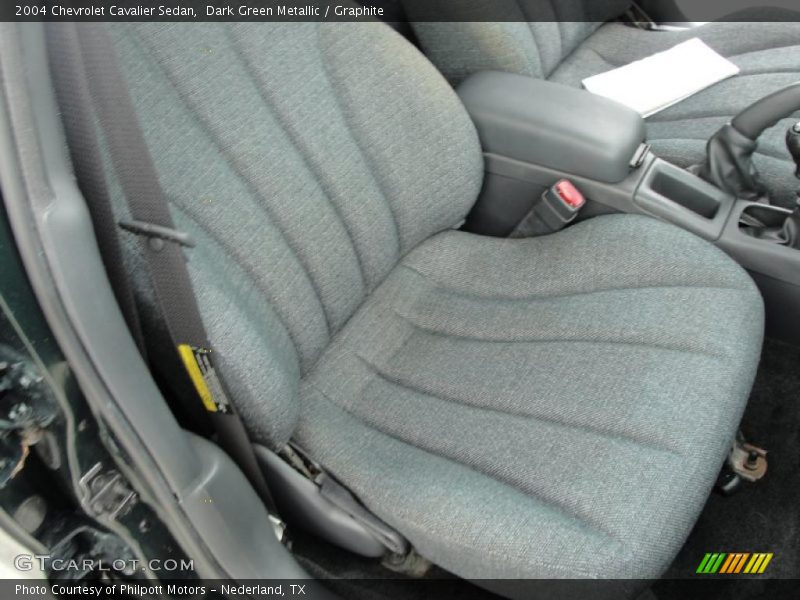 Dark Green Metallic / Graphite 2004 Chevrolet Cavalier Sedan
