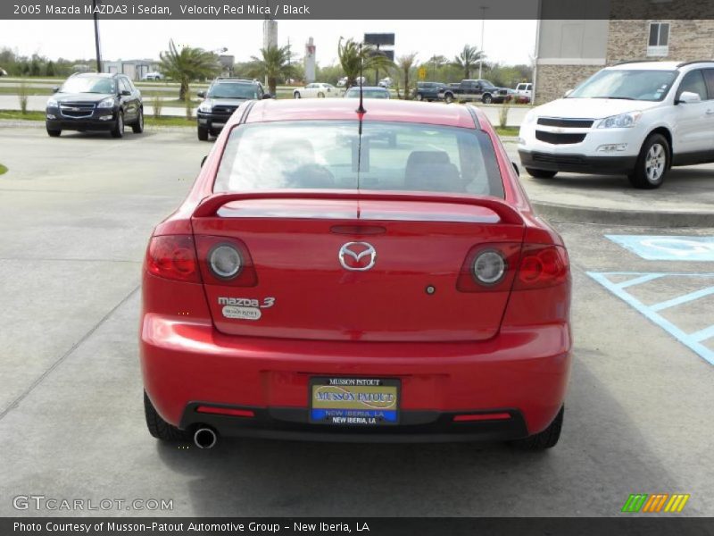 Velocity Red Mica / Black 2005 Mazda MAZDA3 i Sedan