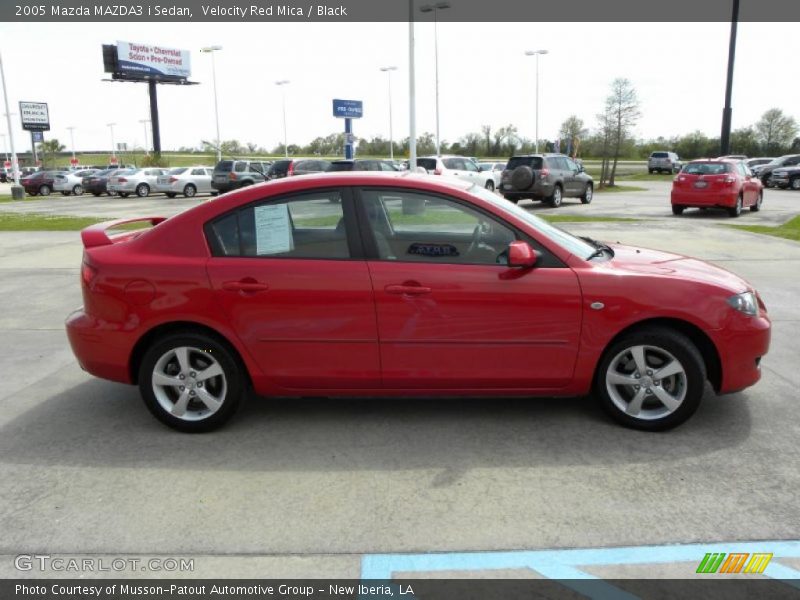 Velocity Red Mica / Black 2005 Mazda MAZDA3 i Sedan