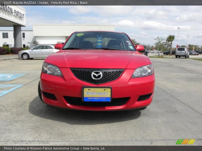 Velocity Red Mica / Black 2005 Mazda MAZDA3 i Sedan