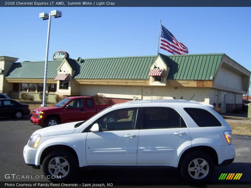Summit White / Light Gray 2008 Chevrolet Equinox LT AWD