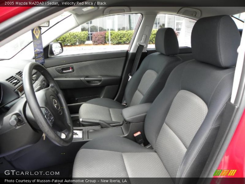 Velocity Red Mica / Black 2005 Mazda MAZDA3 i Sedan