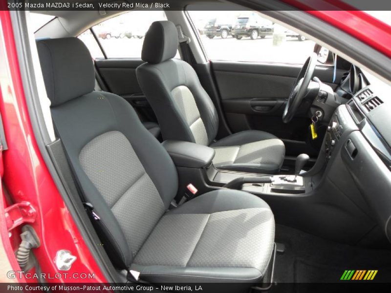 Velocity Red Mica / Black 2005 Mazda MAZDA3 i Sedan