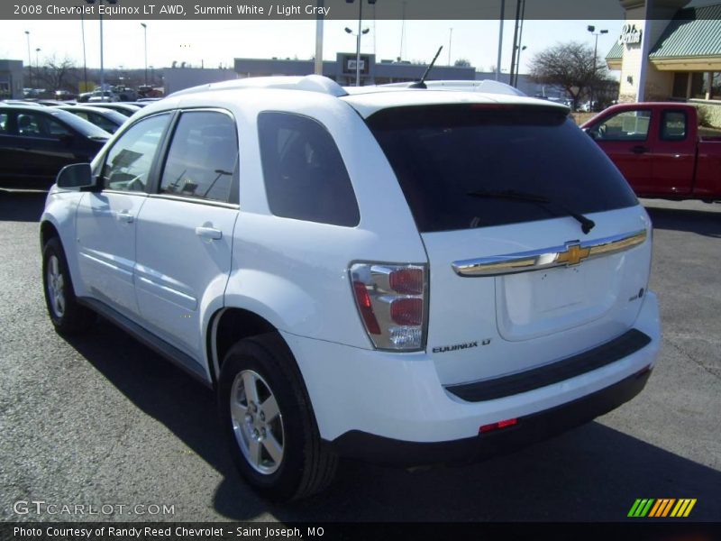 Summit White / Light Gray 2008 Chevrolet Equinox LT AWD