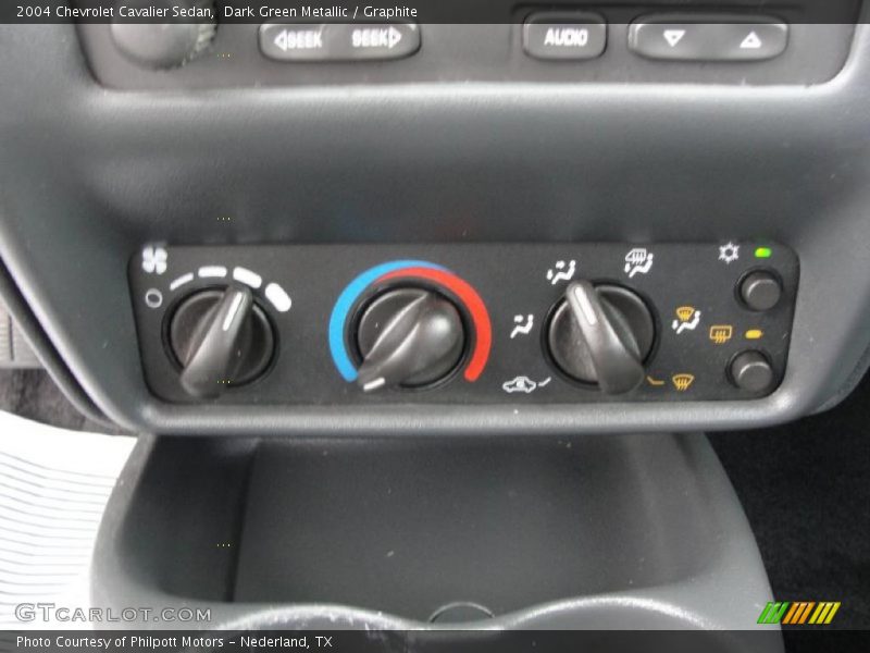 Dark Green Metallic / Graphite 2004 Chevrolet Cavalier Sedan