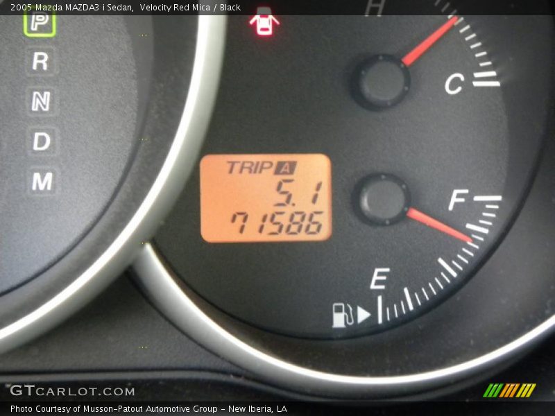 Velocity Red Mica / Black 2005 Mazda MAZDA3 i Sedan