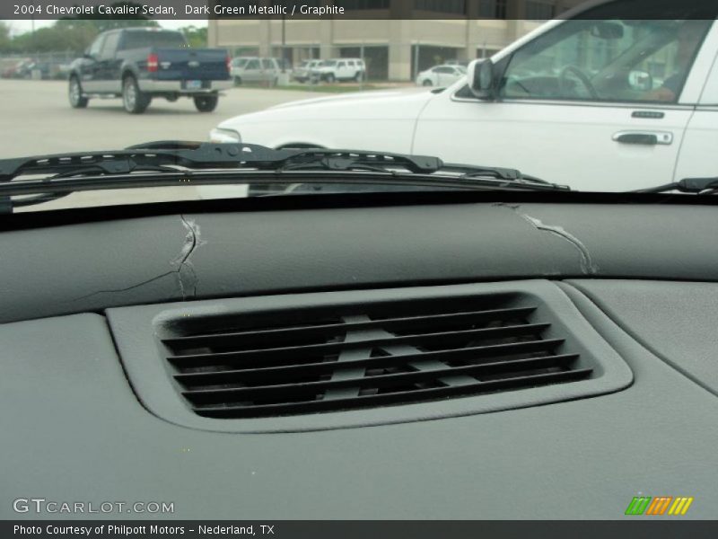 Dark Green Metallic / Graphite 2004 Chevrolet Cavalier Sedan