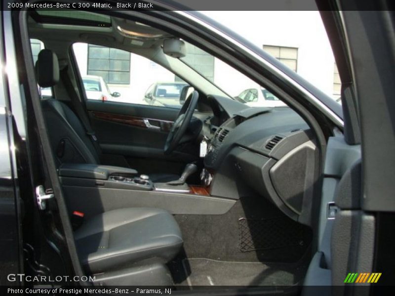 Black / Black 2009 Mercedes-Benz C 300 4Matic