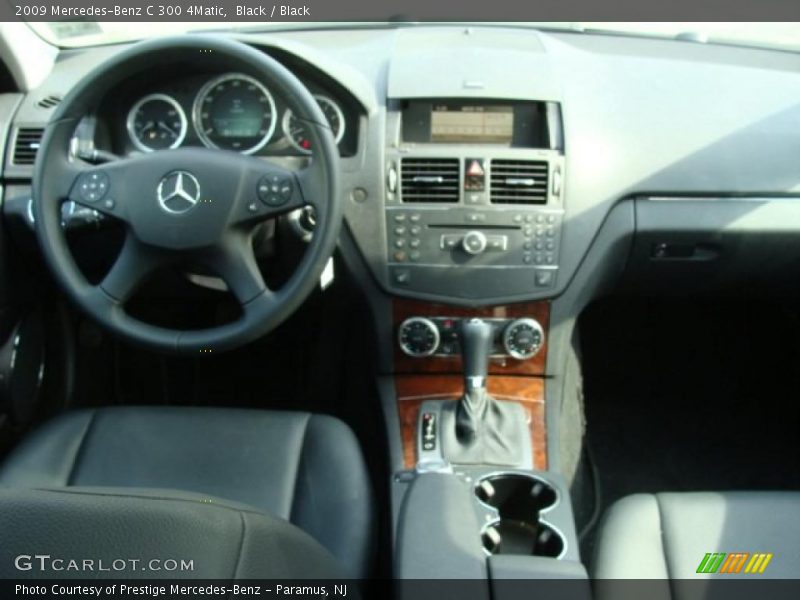 Black / Black 2009 Mercedes-Benz C 300 4Matic