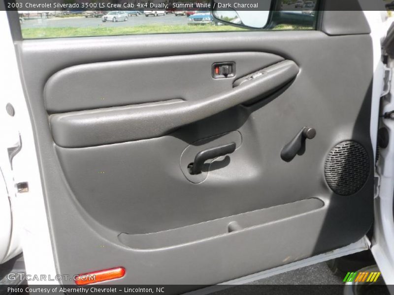 Summit White / Dark Charcoal 2003 Chevrolet Silverado 3500 LS Crew Cab 4x4 Dually