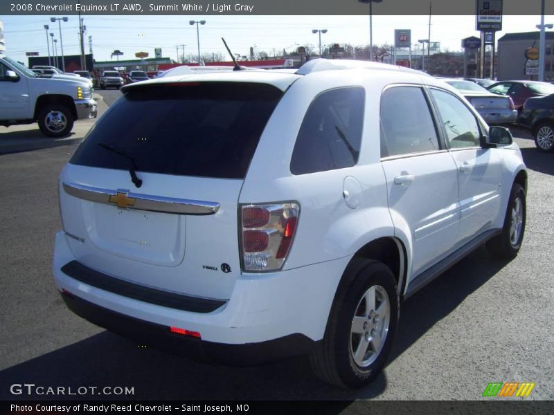 Summit White / Light Gray 2008 Chevrolet Equinox LT AWD