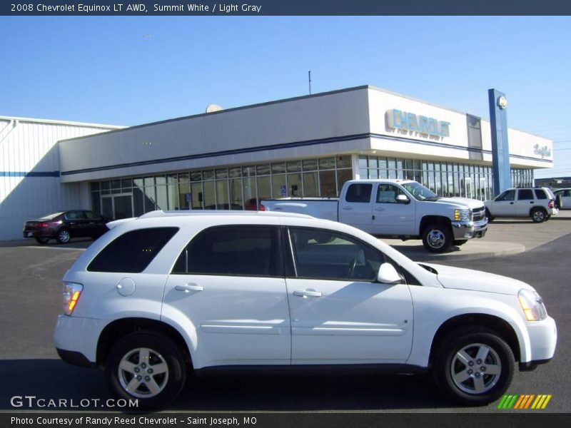Summit White / Light Gray 2008 Chevrolet Equinox LT AWD