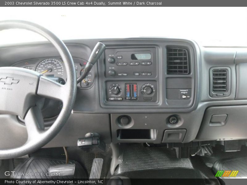 Summit White / Dark Charcoal 2003 Chevrolet Silverado 3500 LS Crew Cab 4x4 Dually