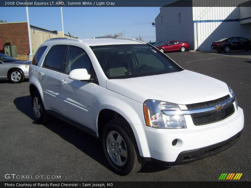 Summit White / Light Gray 2008 Chevrolet Equinox LT AWD