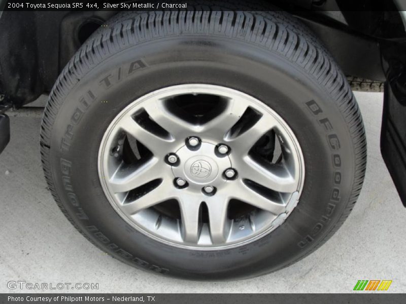 Silver Sky Metallic / Charcoal 2004 Toyota Sequoia SR5 4x4