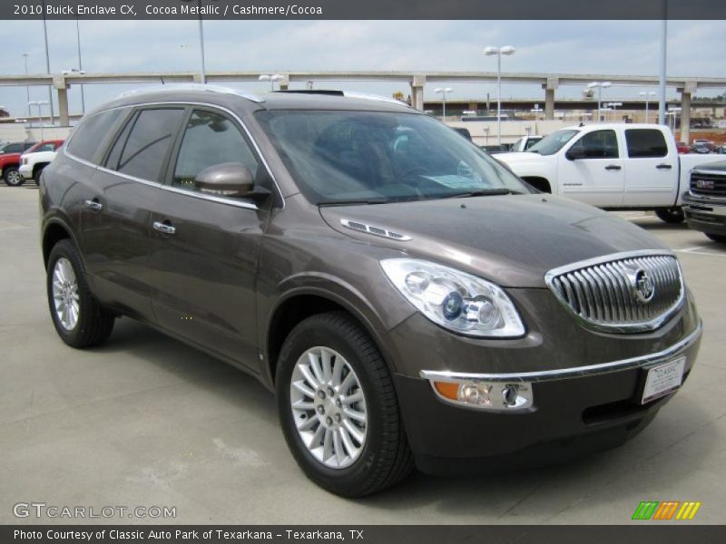 Cocoa Metallic / Cashmere/Cocoa 2010 Buick Enclave CX