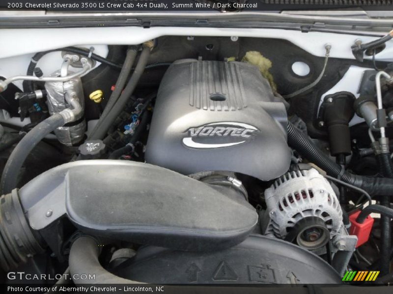 Summit White / Dark Charcoal 2003 Chevrolet Silverado 3500 LS Crew Cab 4x4 Dually