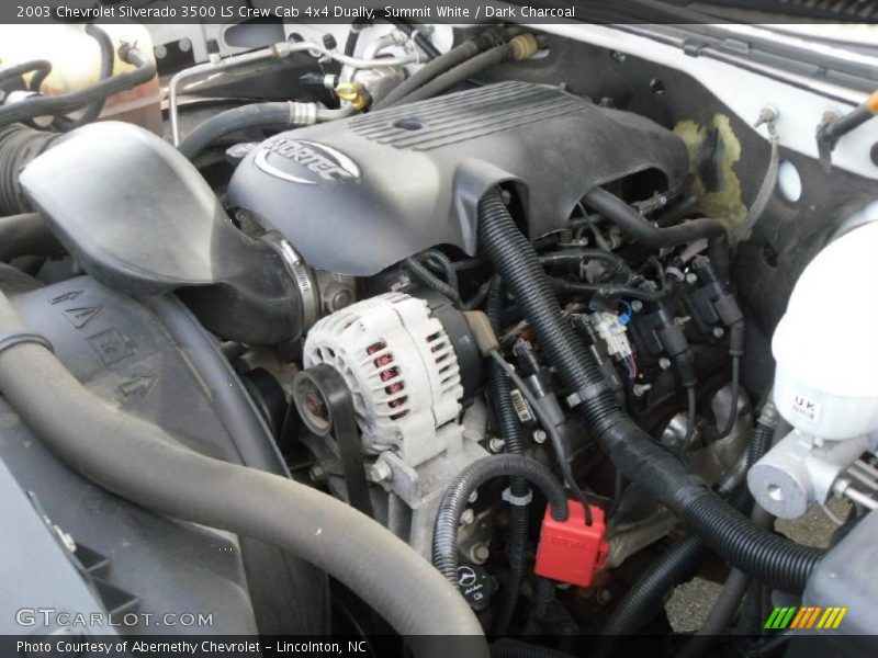 Summit White / Dark Charcoal 2003 Chevrolet Silverado 3500 LS Crew Cab 4x4 Dually