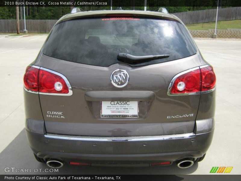 Cocoa Metallic / Cashmere/Cocoa 2010 Buick Enclave CX