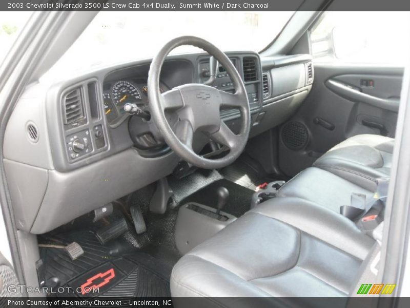 Summit White / Dark Charcoal 2003 Chevrolet Silverado 3500 LS Crew Cab 4x4 Dually