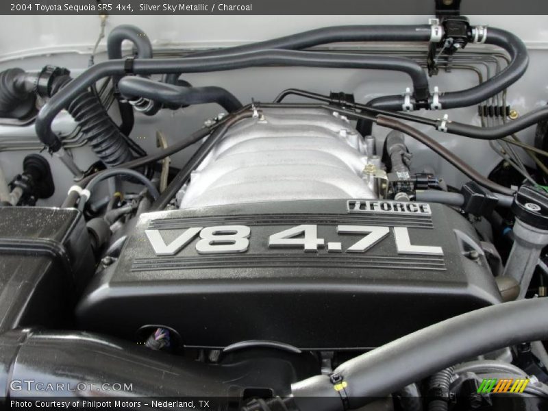 Silver Sky Metallic / Charcoal 2004 Toyota Sequoia SR5 4x4