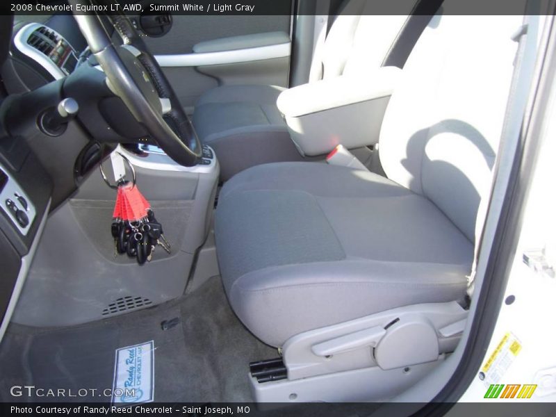 Summit White / Light Gray 2008 Chevrolet Equinox LT AWD