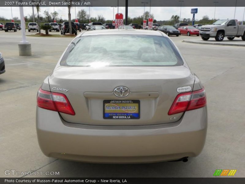 Desert Sand Mica / Ash 2007 Toyota Camry LE
