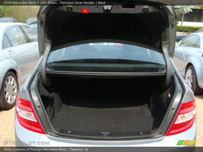 Palladium Silver Metallic / Black 2009 Mercedes-Benz C 300 4Matic