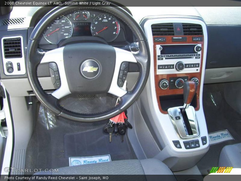 Summit White / Light Gray 2008 Chevrolet Equinox LT AWD