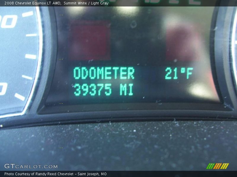 Summit White / Light Gray 2008 Chevrolet Equinox LT AWD