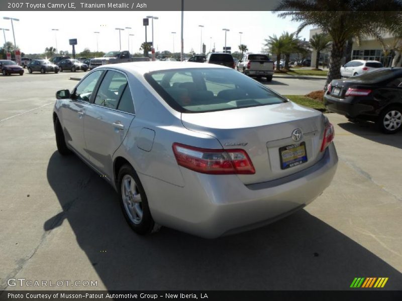 Titanium Metallic / Ash 2007 Toyota Camry LE