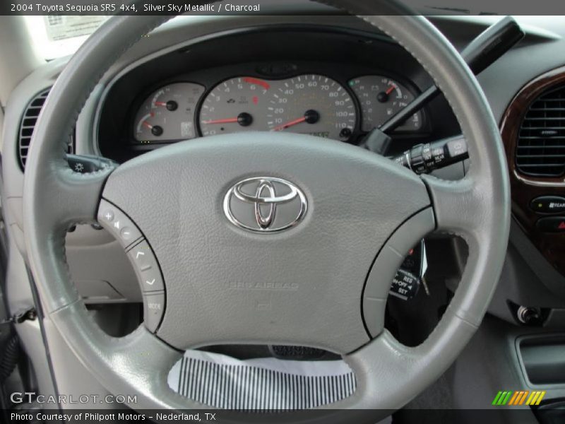 Silver Sky Metallic / Charcoal 2004 Toyota Sequoia SR5 4x4