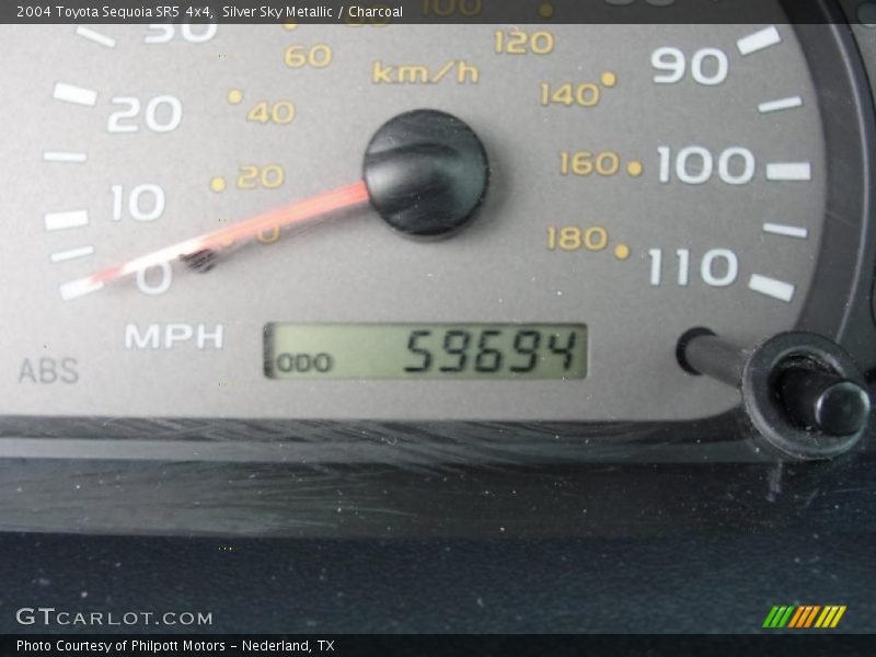 Silver Sky Metallic / Charcoal 2004 Toyota Sequoia SR5 4x4