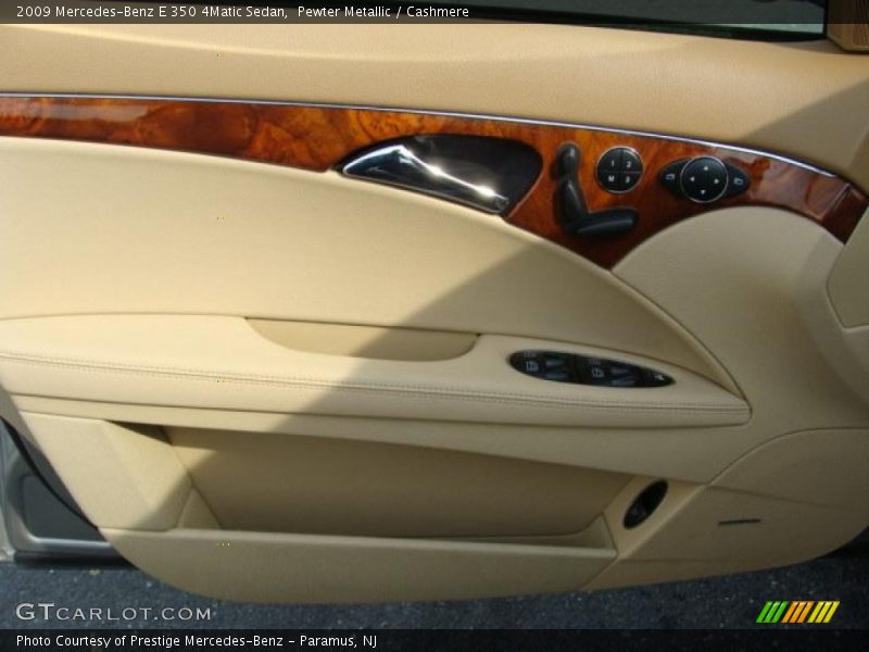 Pewter Metallic / Cashmere 2009 Mercedes-Benz E 350 4Matic Sedan