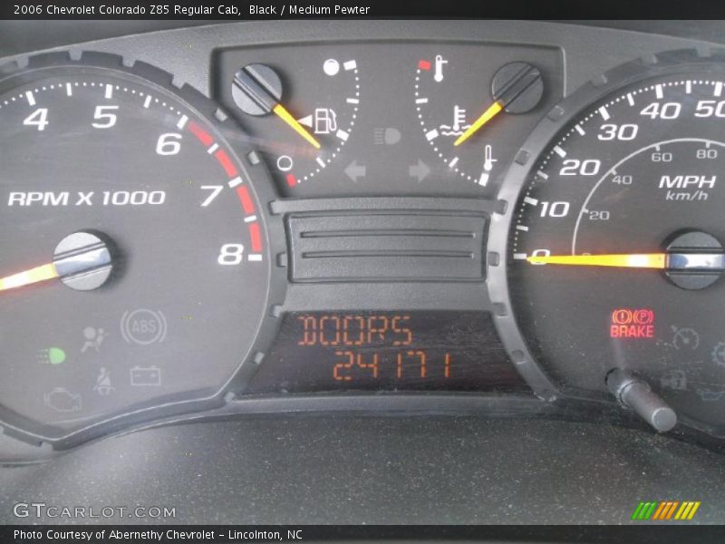Black / Medium Pewter 2006 Chevrolet Colorado Z85 Regular Cab