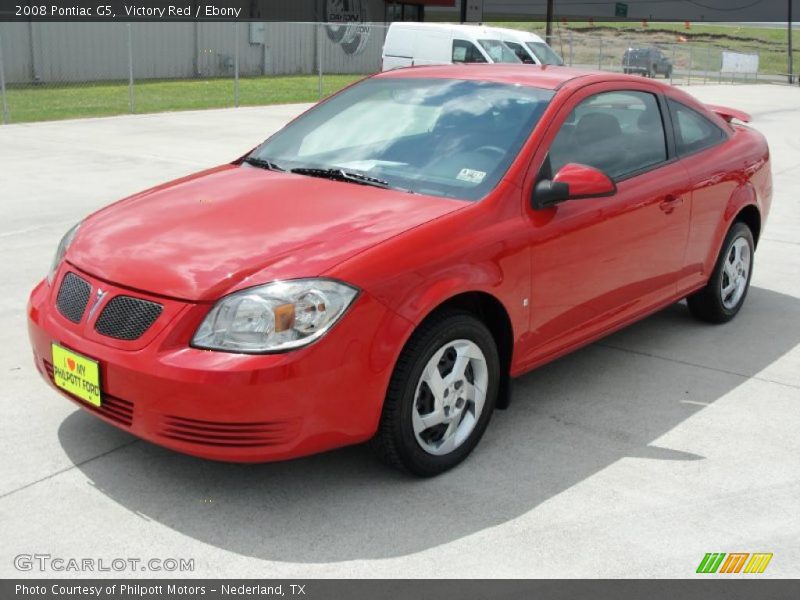 Victory Red / Ebony 2008 Pontiac G5