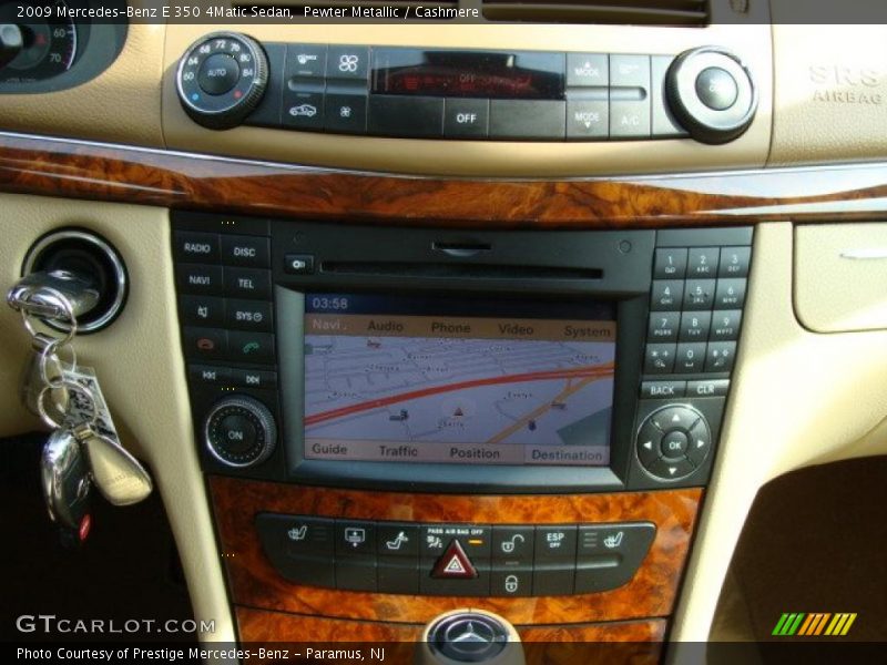 Pewter Metallic / Cashmere 2009 Mercedes-Benz E 350 4Matic Sedan