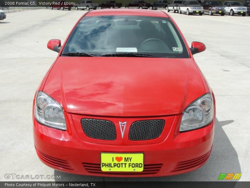 Victory Red / Ebony 2008 Pontiac G5